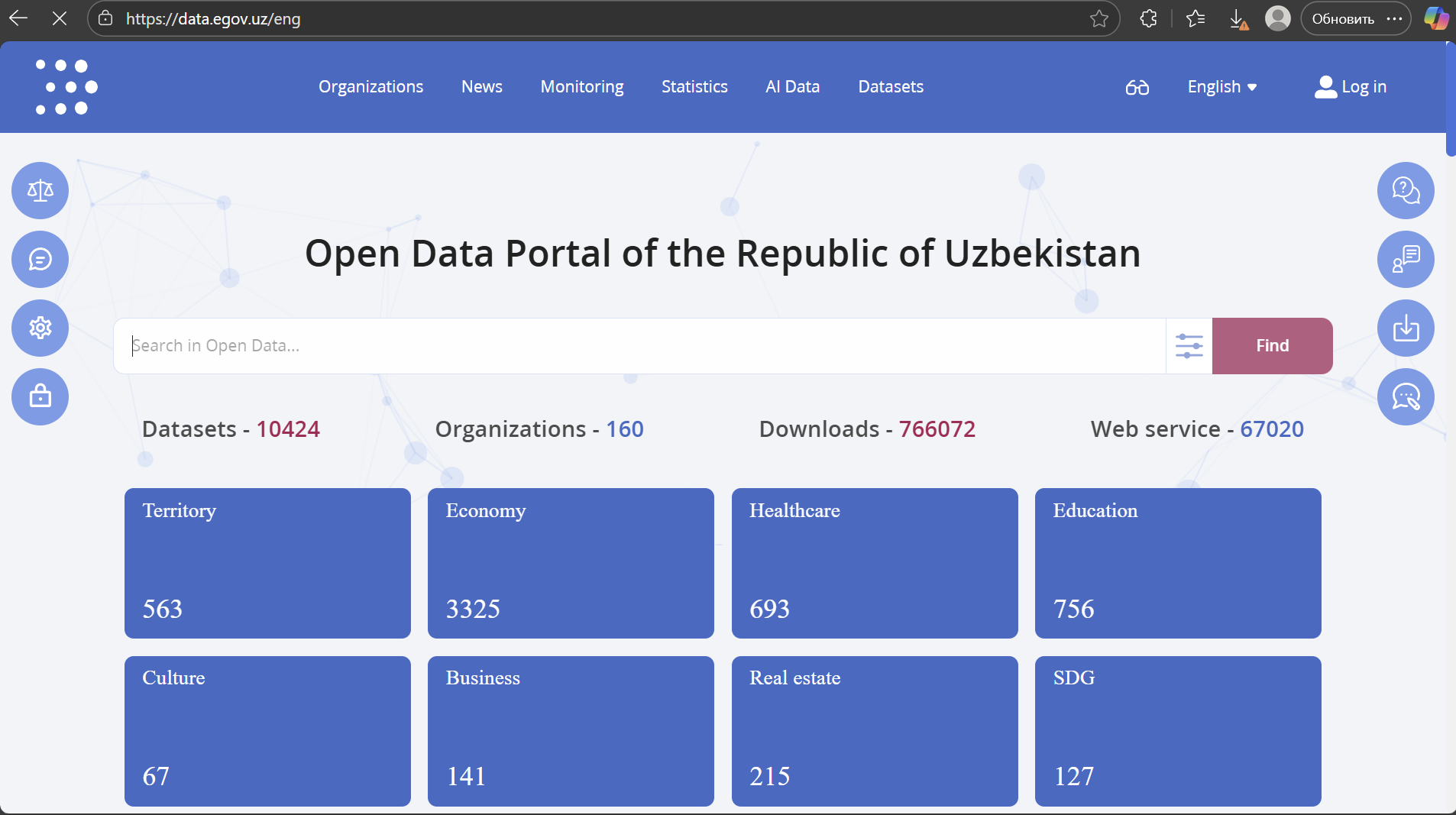 Open Data Portal Uzbekistan